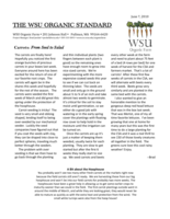 WSU Organic Standard, June 7, 2010