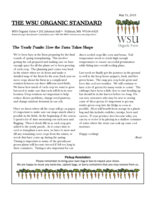 WSU Organic Standard, May 31, 2010