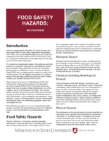 Food safety hazards: An overview