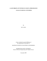 A 16 Bit 500KSps low power successive approximation analog to digital converter