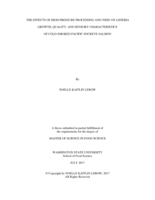 The effects of high-pressure processing and nisin on Listeria growth, quality, and sensory characteristics of cold-smoked Pacific Sockeye salmon