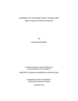 Designing the WSU Eggert Family Organic Farm using a whole systems approach