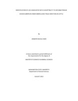 Identification of loci associated with susceptibility to Mycobacterium avium subspecies Paratuberculosis tissue infection in cattle