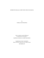 Distributed parallel computation using standard ML