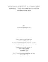 Nitrogen loading and transport in the Columbia River Basin: Application of a downscaled global dissolved inorganic nitrogen transport model