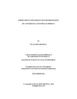 Where should fine-resolution heterogeneity be captured in land surface models?