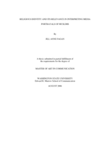 Religious identity and its relevance in interpreting media portrayals of Muslims