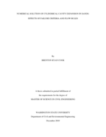 Numerical solution of cylindrical cavity expansion in sands: effects of failure criteria and flow rules