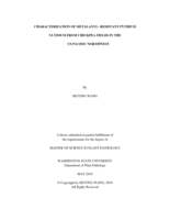 Characterization of metalaxyl-resistant Pythium ultimum from chickpea fields in the Pacific Northwest