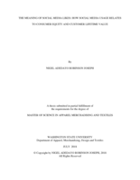 The meaning of social media likes: how social media usage relates to consumer equity and customer lifetime value
