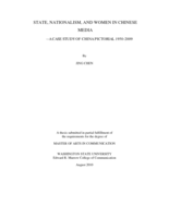 State, nationalism, and women in Chinese media: A case study of China Pictorial 1950-2009