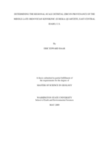 Determining the regional-scale detrital zircon provenance of the middle-late Ordovician Kinnikinic (Eureka) Quartzite, east-central Idaho, U.S.