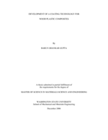 Development of a coating technology for wood plastic composites