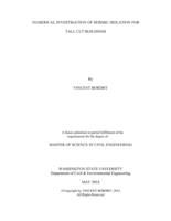 Numerical investigation of seismic isolation for tall CLT buildings