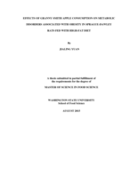 Effects of Granny Smith apple consumption on metabolic disorders associated with obesity in Sprague-Dawley rats fed with high-fat diet