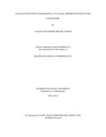 Local extinctions and regional cultural differentiation in the Paleolithic