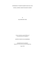 Performance of concrete masonry shear walls with integral confined concrete boundary elements