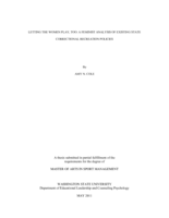 Letting the women play, too: a feminist analysis of existing state correctional recreation policies