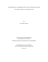 The response of a submerged structure in the impulsive zone of a vessel subject to a seismic event
