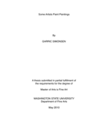 Some artists paint paintings