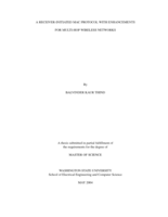 A receiver-initiated MAC protocol with enhancements for multi-hop wireless networks