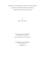 Laboratory and commercial examination of post-harvest chlorine dioxide antimicrobial applications for whole, fresh apples