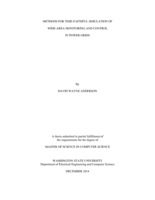 Methods for time-faithful simulation of wide-area monitoring and control in power grids