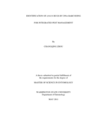 Identification of Lygus bugs by DNA barcoding for integrated pest management