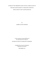 Studies of the thermodynamics of DTPA complexation of the rare Earth elements at high ionic strength, applications to the TALSPEAK process