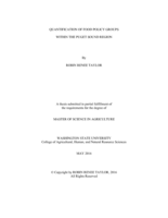 Quantification of food policy groups within the Puget Sound Region
