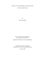 Critical state framework and liquefaction of fine-grained soils