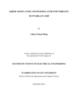 DQPSK modulator and demodulator for wireless network-on-chip