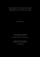 Development of transgenic barley expressing human type I collagen