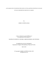 An examination of emotions influence on the adoption intention of online styling subscription services in fashion