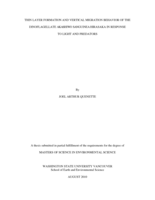 Thin layer formation and vertical migration behavior of the dinoflagellate Akashiwo sanguinea Hirasaka in response to light and predators