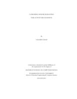 Comparing sensor modalities for activity recognition