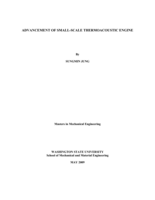 Advancement of small-scale thermoacoustic engine