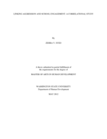 Linking aggression and school engagement: a correlational study