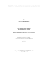 The effect of surface friction on oblique bicycle helmet impacts