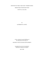 Retention of child care staff: understanding predictors of retention with survival analysis