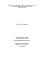 Tree and soil nitrogen responses to alternative ground cover management strategies in organic apple production