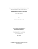 Timing of metamorphism in the main central thrust zone in south-central Bhutan: insights from garnet and monazite geochronology