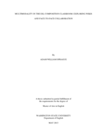 Multimodality in the ESL composition classroom: exploring wikis and face-to-face collaboration