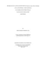 The biology of a little known weevil Polydrusus impressifrons Gyllenhal (1834) (Coleoptera: curculionidae) in an irrigated hybrid poplar plantation in the Pacific Northwest