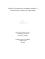 Opened my eyes: the meaning of an immersion experience as a nursing student to currently practicing nurses