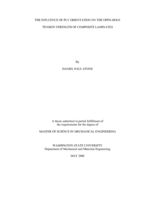 The influence of ply orientation on the open-hole tension strength of composite laminates