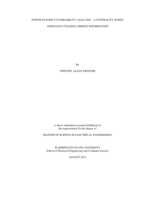 Power system vulnerability analysis: a centrality based approach utilizing limited information