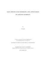 Data Driven Load Modeling and Application in Voltage Stability