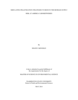 Simulating pelletization strategies to reduce the biomass supply risk at America's biorefineries