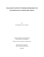 Evaluating the effect of prodrug metabolism on the bystander effect in cancer gene therapy